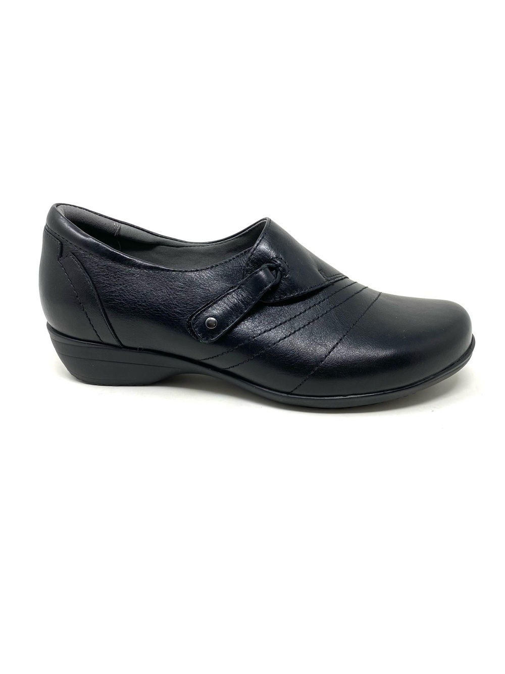 Dansko Franny Wide in Black Milled Nappa (5510-100200) women's A-line shoe